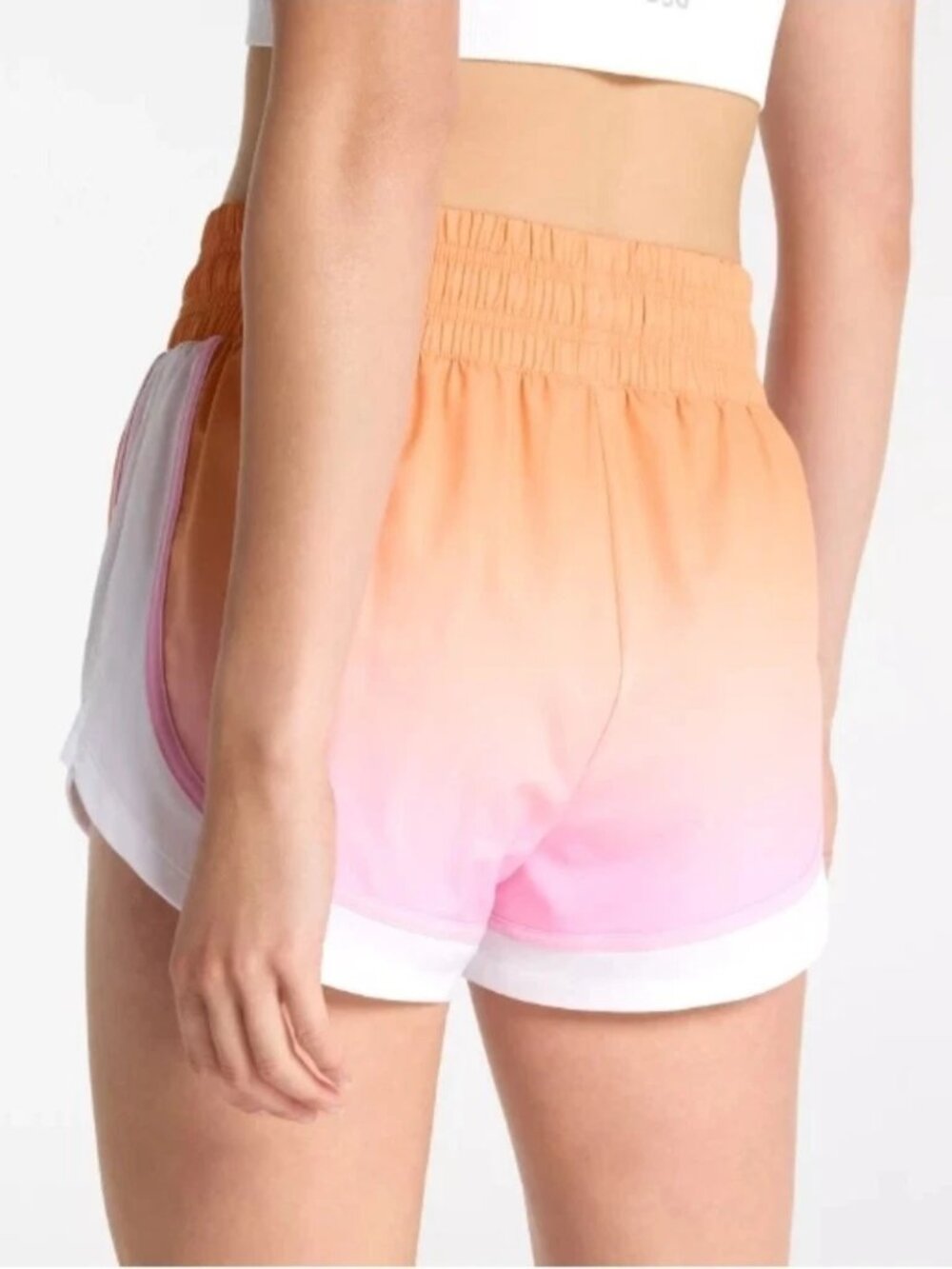 NWT DSG Stride High Rise Running Shorts Sherbert Ombre Built-in Liner Size Small - Picture 2 of 4